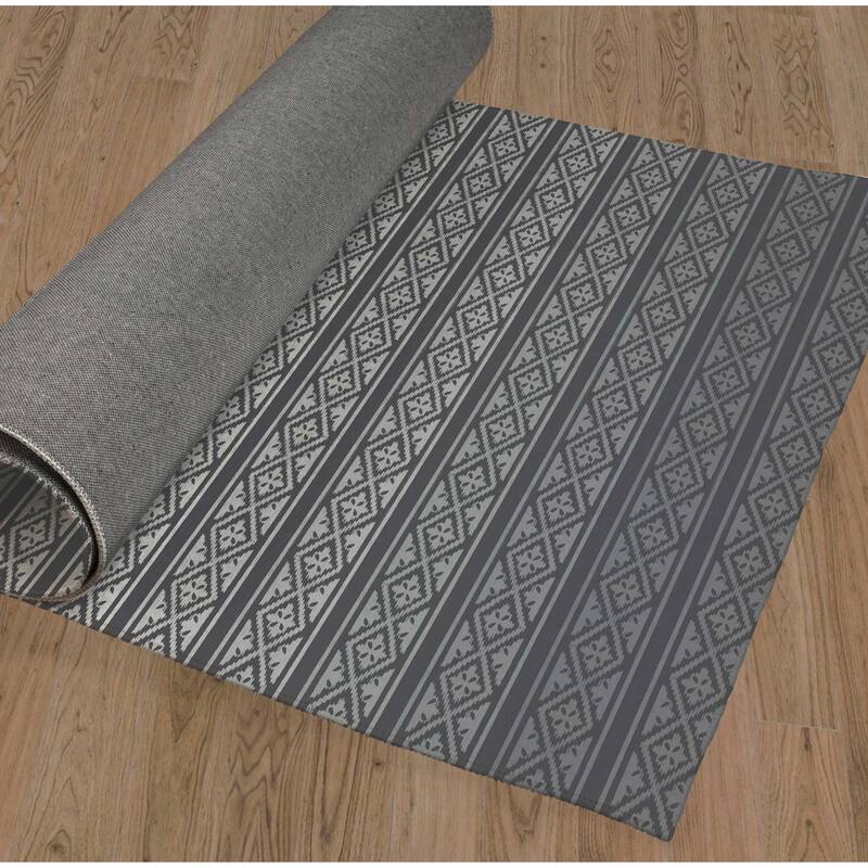 OMBRÉ BOARDERS GRAY Laundry Mat By Kavka Designs Bed Bath & Beyond 39084009