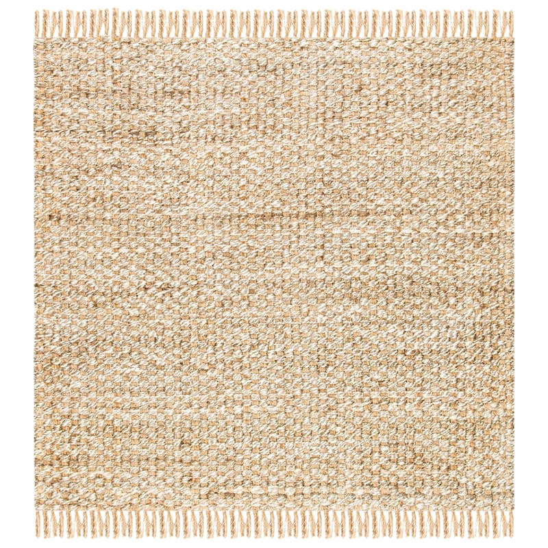 SAFAVIEH Flatweave Natural Fiber Tzipporah Casual Solid Jute Rug
