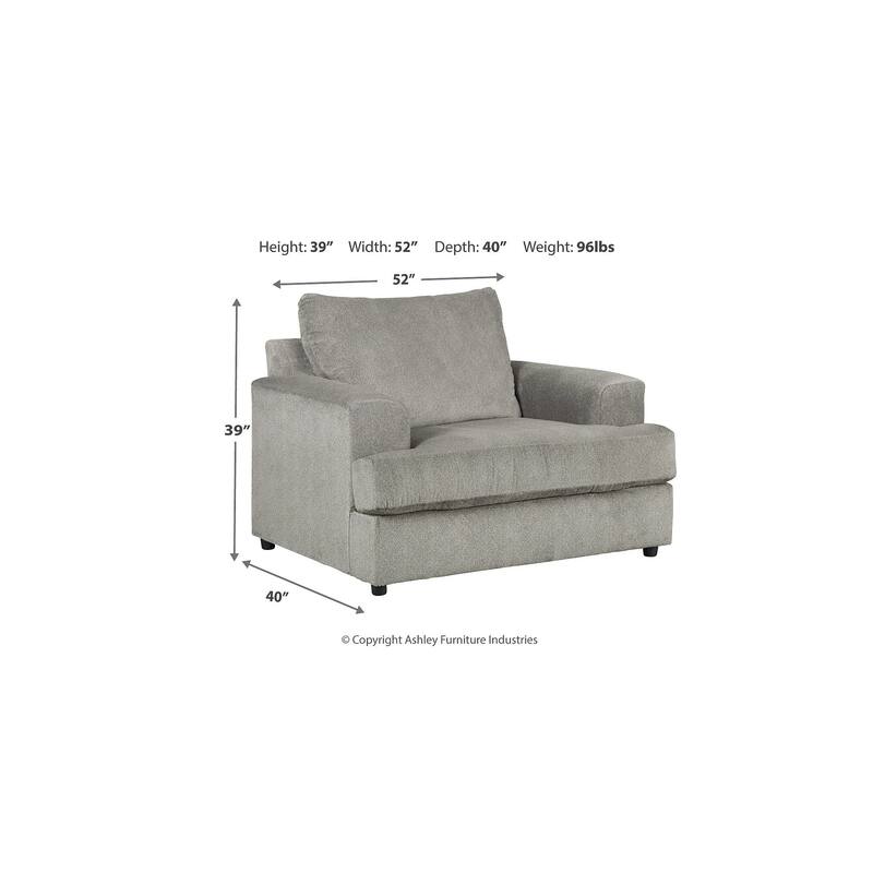 Signature Design by Ashley Soletren Gray 4-Piece Upholstery Package - 96" W x 40" D x 39" H