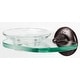 preview thumbnail 3 of 1, Alno Glass Wall Mounted Soap Dish from the Sierra Bath Collection Dark Bronze