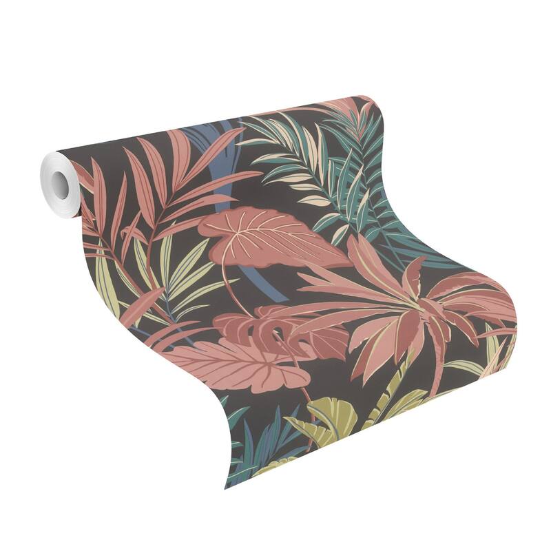 Rasch Rudyard Pink Tropical Flora Wallpaper