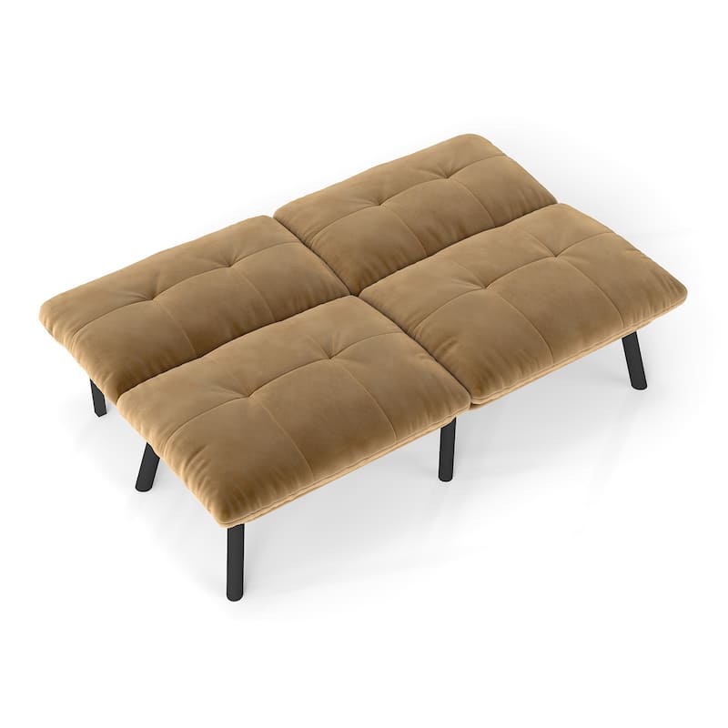 Brown Convertible Folding Modern sofa Bed
