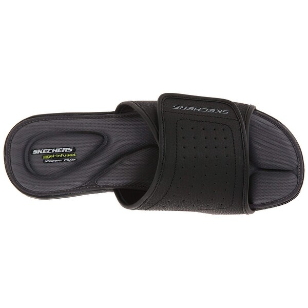 skechers sport men's wind swell slide sandal