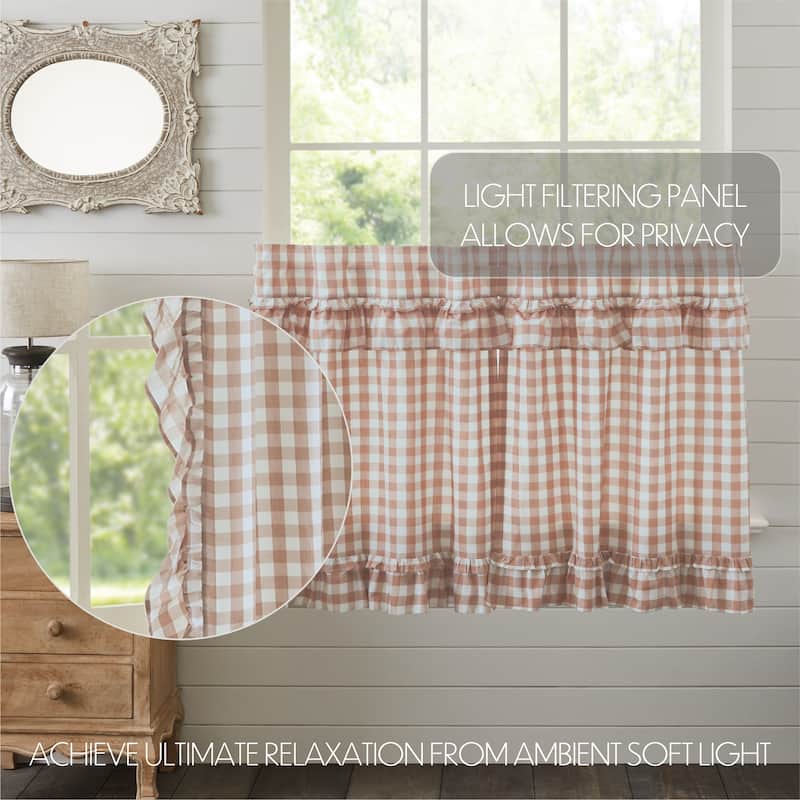 Annie Buffalo Portabella Check Ruffled Tier Set