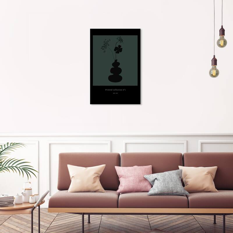 Wynwood Studio Canvas Floral and Botanical Number 65 Organic Plant Brown and Tan Modern & Contemporary Wall Art Canvas Print - 30 x 20
