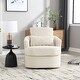 preview thumbnail 8 of 13, Roomfitters Teddy Swivel Barrel Chair, 360° Round Accent Sofa Chair for Living Room, Bedroom, Nursery or Office