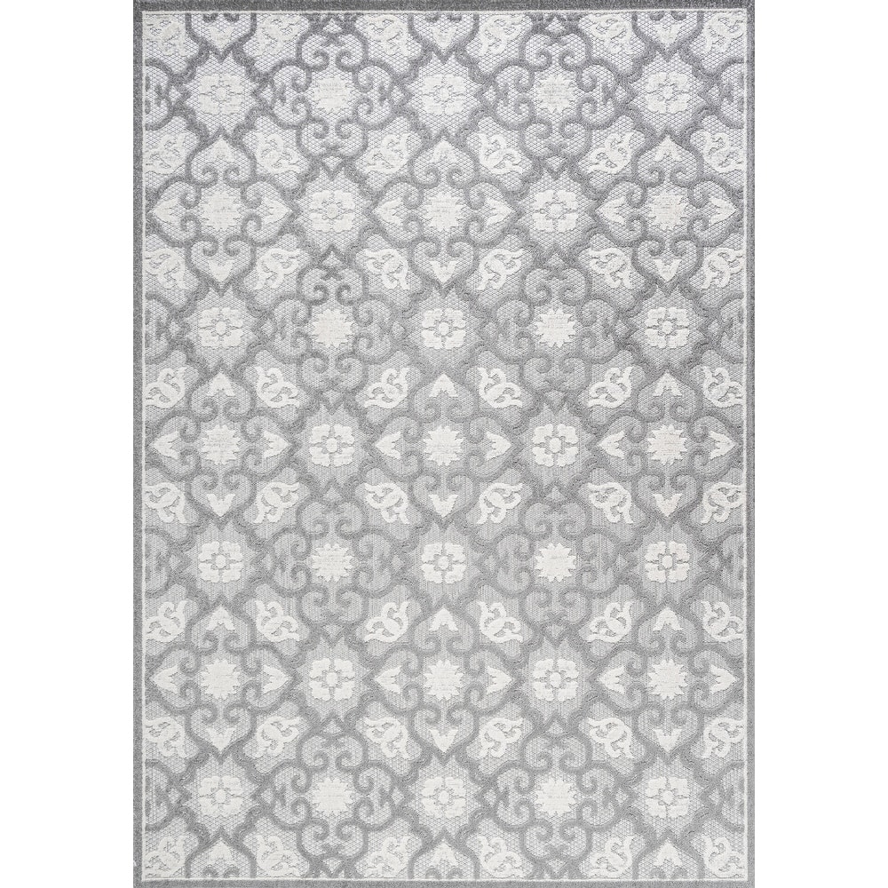 JONATHAN Y Crisantemo Tile Trellis High-Low Indoor/Outdoor Area Rug