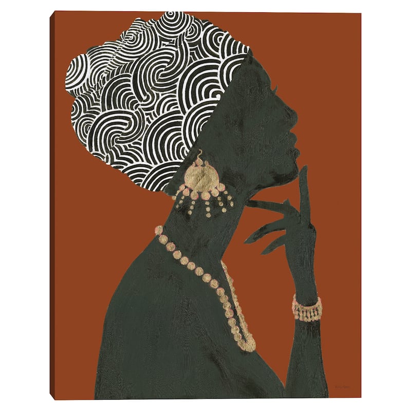 Graceful Majesty Spice I by Emily Adams Canvas Art Print
