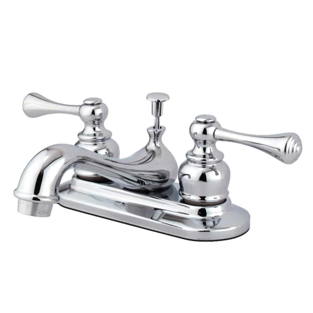 Kingston Brass English Vintage Centerset Bathroom Faucet with Pop-Up