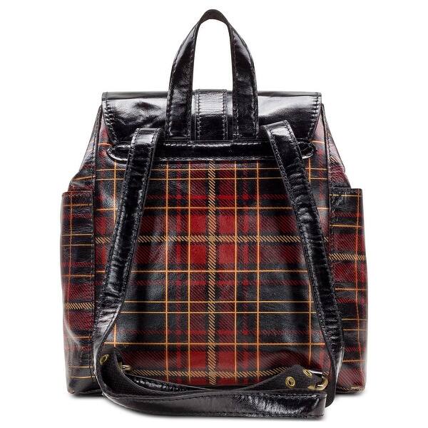 Shop Patricia Nash Aberdeen Tartan Plaid Leather Backpack Medium