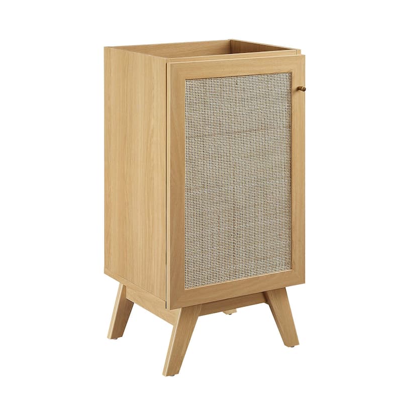 Soma 18" Bathroom Vanity Cabinet (Sink Basin Not Included) - Oak - Oak Finish