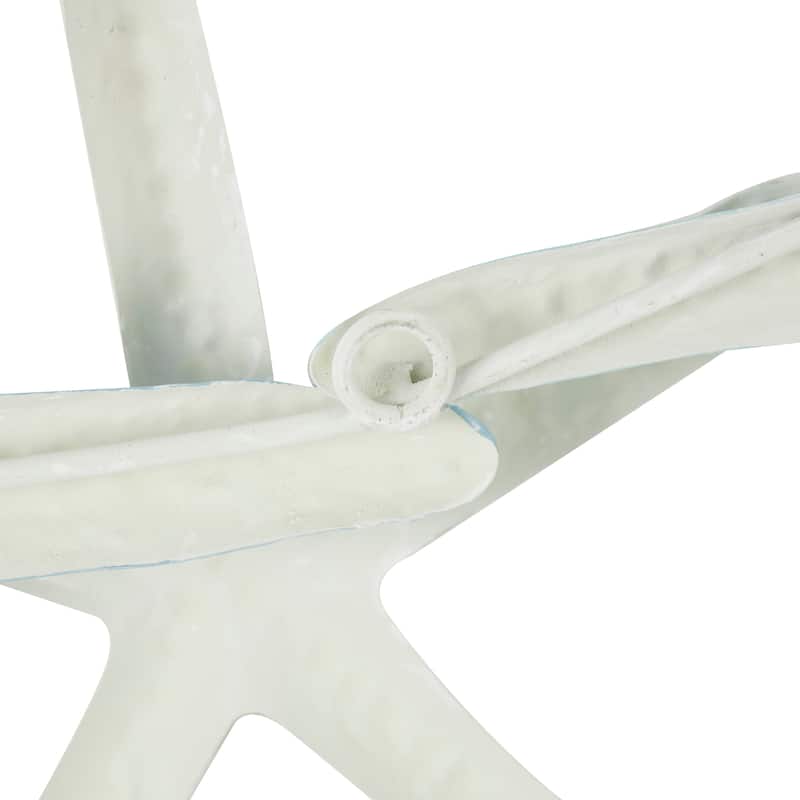 Metal Starfish Overlapping Wall Decor - Light Blue - Roche River Decor