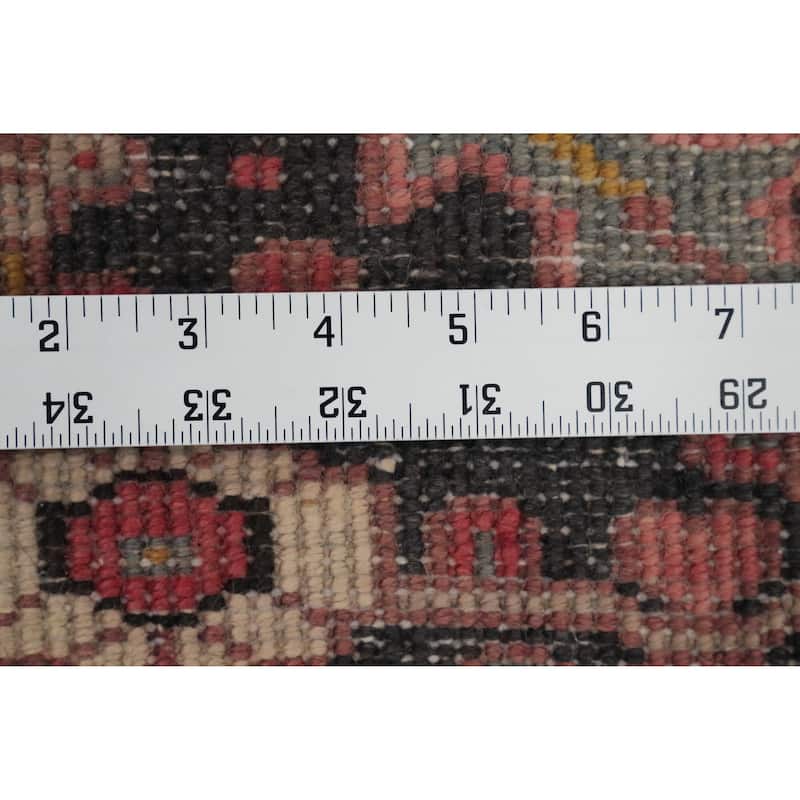 Hand Knotted Oriental 100% Wool Carpet Traditional Medallion Red Heriz Area Rug - 11' 9'' X 8' 7''