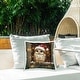 preview thumbnail 3 of 4, Stupell Festive Owl with Holiday Lights Printed Outdoor Throw Pillow Design by Riley B