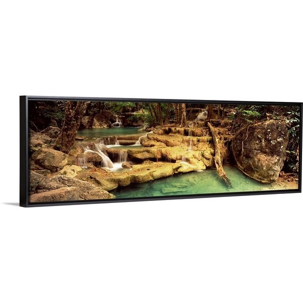 Shop Waterfall In A Forest Erawan Waterfall Kanchanaburi