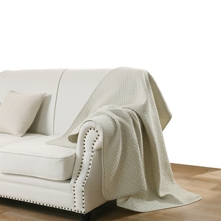 Single quilted top throw
