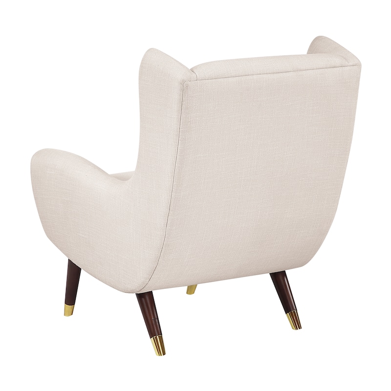 Edmund Textured Fabric Accent Chair