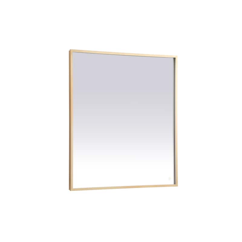 Indigo Home 36x40 inch LED mirror with adjustable color temperature