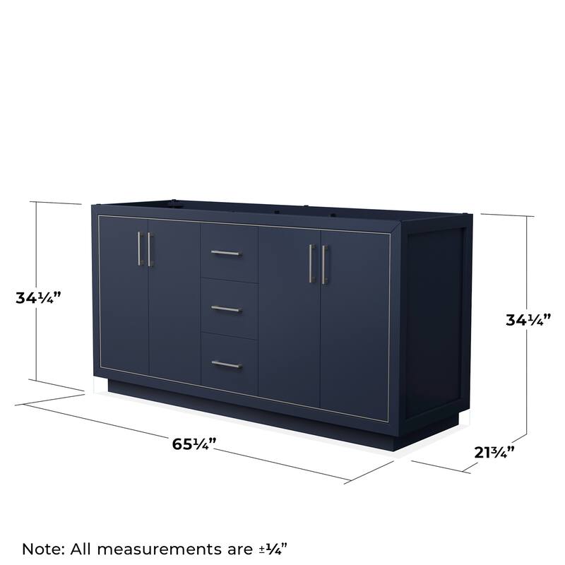 Wyndham Collection WCF1111-66D-CX-MXX Icon 66" Double Free Standing