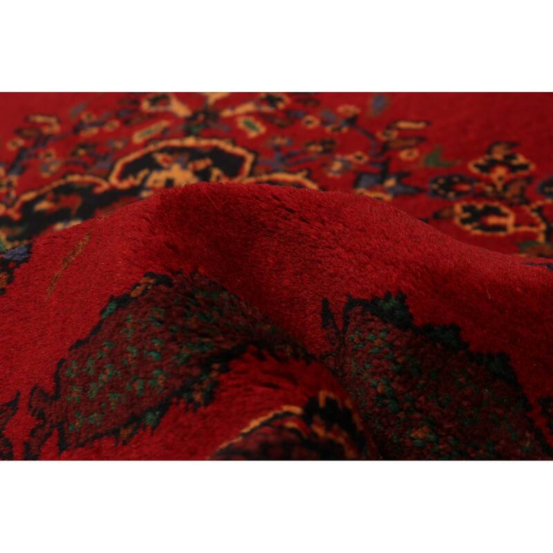 Teimani Red Rug 4'0" x 7'3" - 4'0 x 7'3