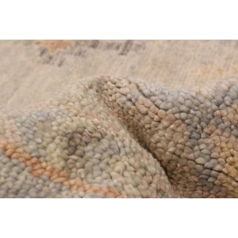 ECARPETGALLERY Hand-knotted Jules Serapi Grey Wool Rug - 9'1 x 12'1