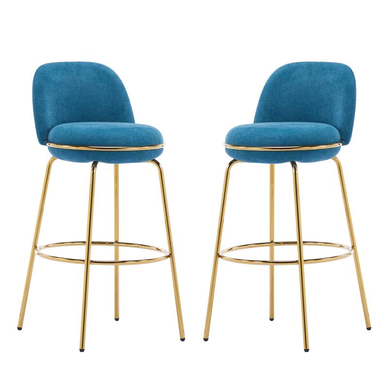 Rio Claro Indoor Metal Upholstered Barstool