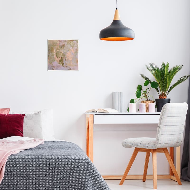 Stupell Earth Tones with Pink Wall Plaque Art Design By Hayley Michelle