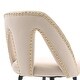 preview thumbnail 21 of 45, Modern Set of 2 Barstools with Nailheads