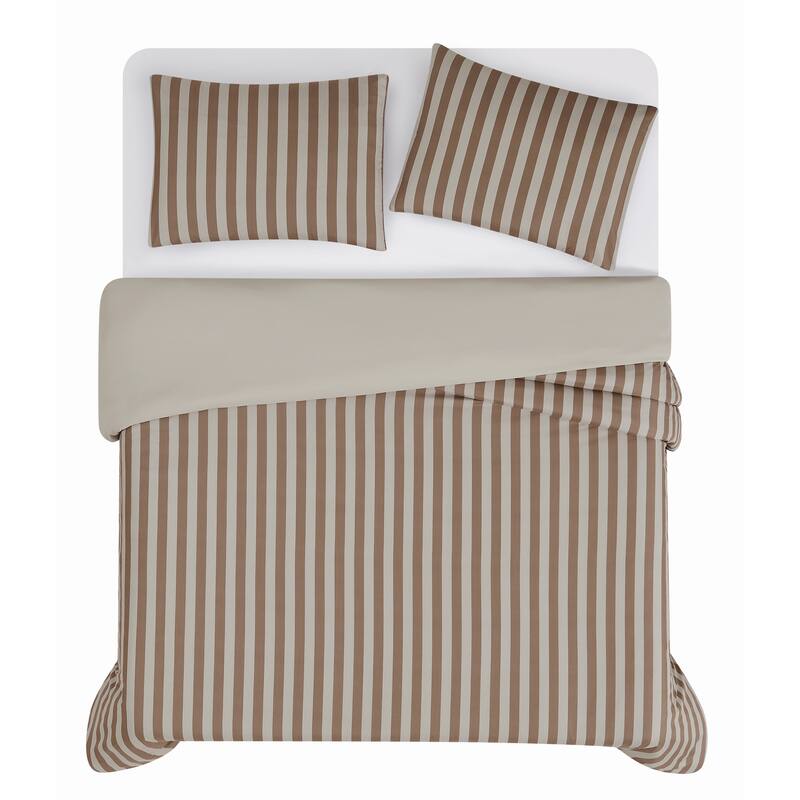 Truly Soft Weston Stripe 3 Piece Comforter Set