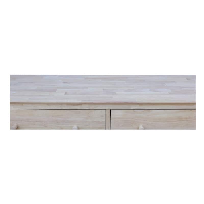 International Concepts Solid Wood Bedroom Dresser
