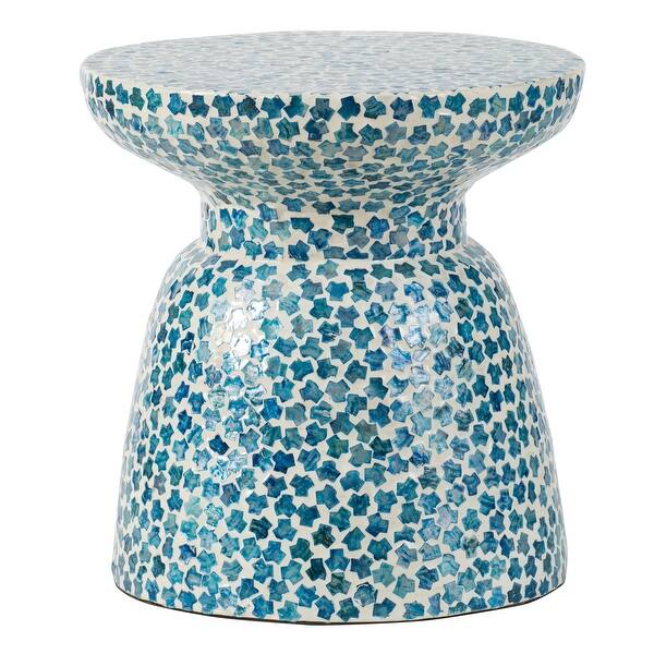 slide 2 of 7, A&B Home 16-inch Mosaic Tile Chalice Stool