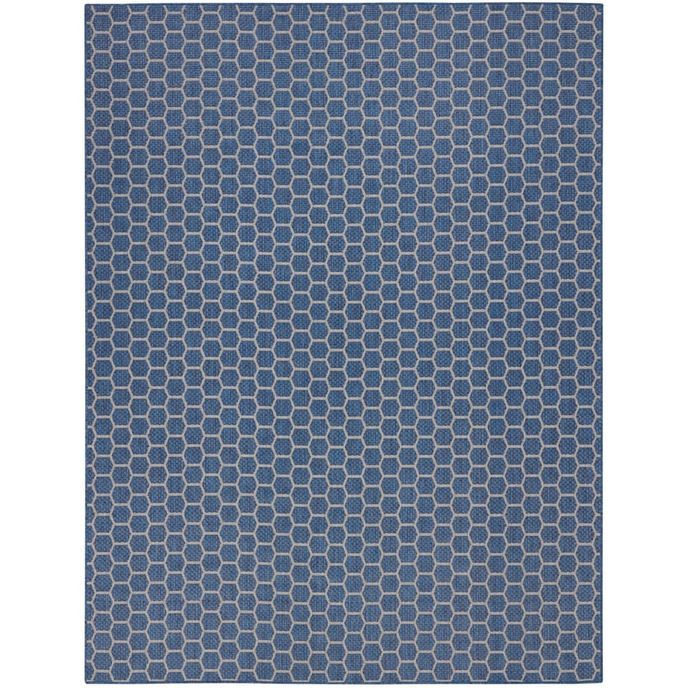 Nourison Reversible Indoor Outdoor Indoor/Outdoor Geometric Area Rug