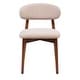 preview thumbnail 13 of 27, Modern Solid Wood Dining Chair with Upholstered Seat by GDFStudio