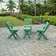 preview thumbnail 99 of 130, Riverstone Fully Assembled All-Weather Recycled HDPE Outdoor Folding Bistro table