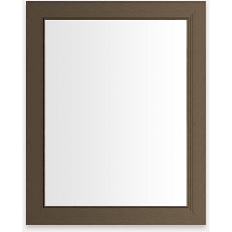 Robern D2C2430D4METM Main Line 23-1/4" x 30" Framed Single Door - Brushed Bronze - Bronze Finish