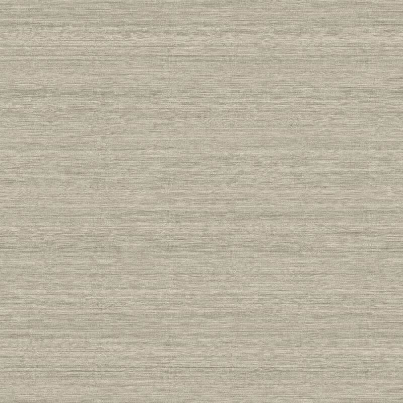 Seabrook Designs Shantung Silk Embossed Vinyl Unpasted Wallpaper - 27 in. W x 27 ft. L - Hammered Steel