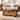 Wooden Metal Fitted Box Trunk coffee table - 52 x 19