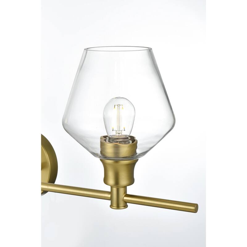 Elegant Lighting Gene 2 Light 19" Wide Bathroom Vanity Light with