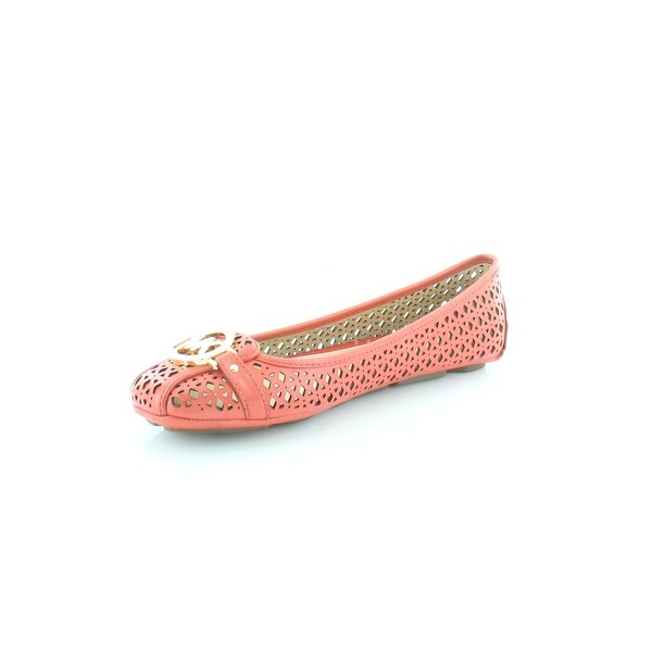 michael kors fulton flats orange