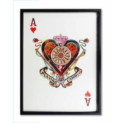 Ace of heart playing card