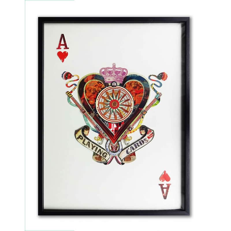 Ace of heart playing card - 40 x 60