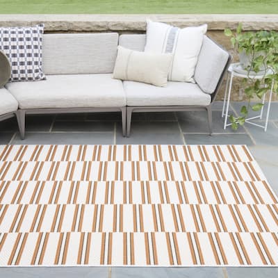 Gerome Striped Indoor/Outdoor Area Rug