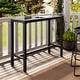 preview thumbnail 38 of 131, Crestlive Products Patio Outdoor Rectangle Bar Table Combinable Pub Table 42.91 inches long - Black