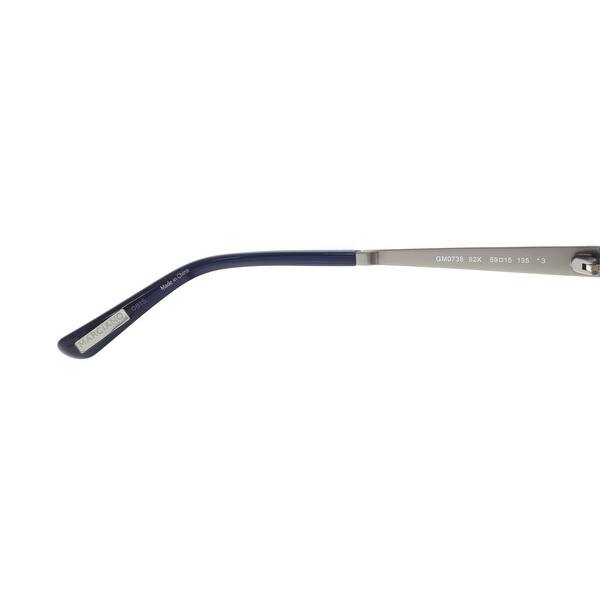 Shop Guess By Marciano Gm0738 92x Navy Silver Cat Eye Sunglasses
