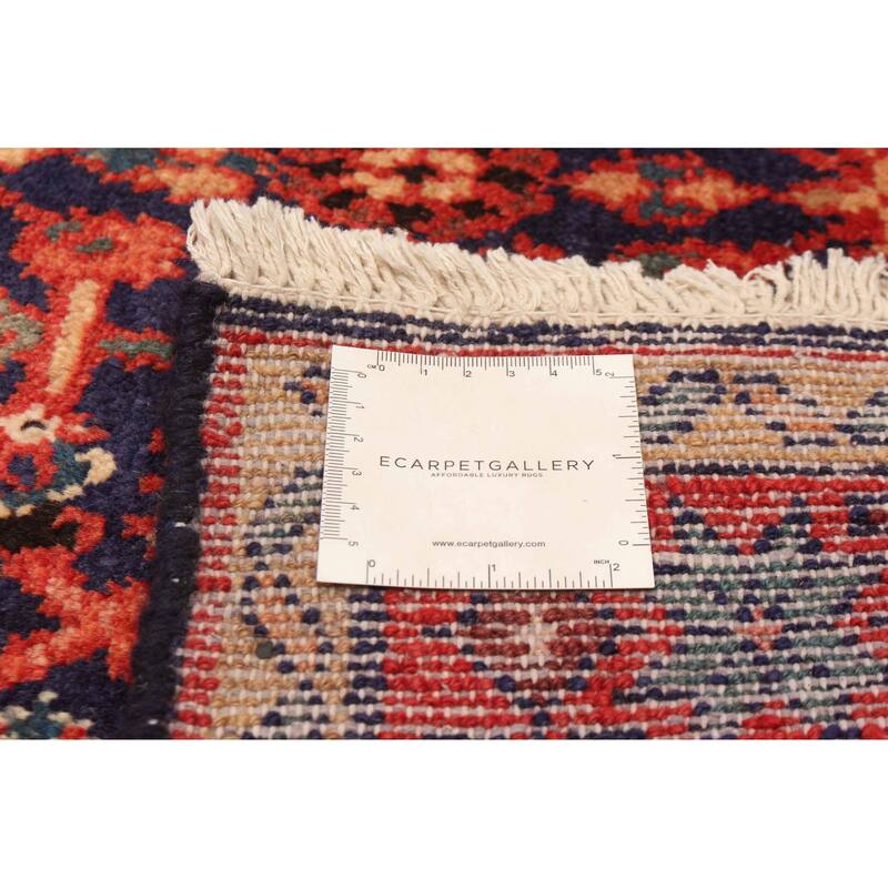 ECARPETGALLERY Hand-knotted Andelz Navy Wool Rug - 3'8 x 9'8