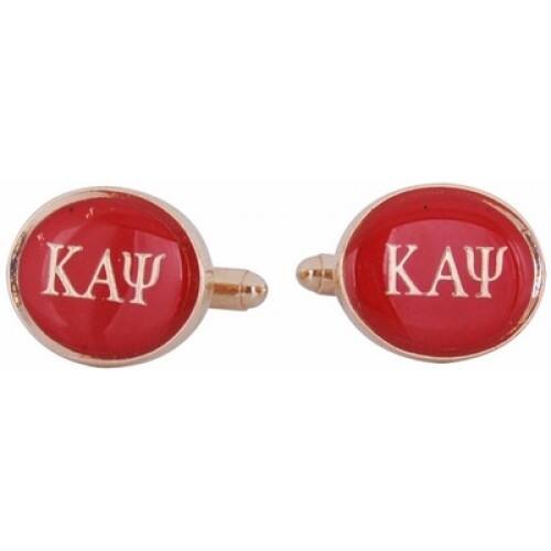 Shop Kappa Alpha Psi Red Gold Fraternity Greek Cufflinks On Sale Overstock 12220116