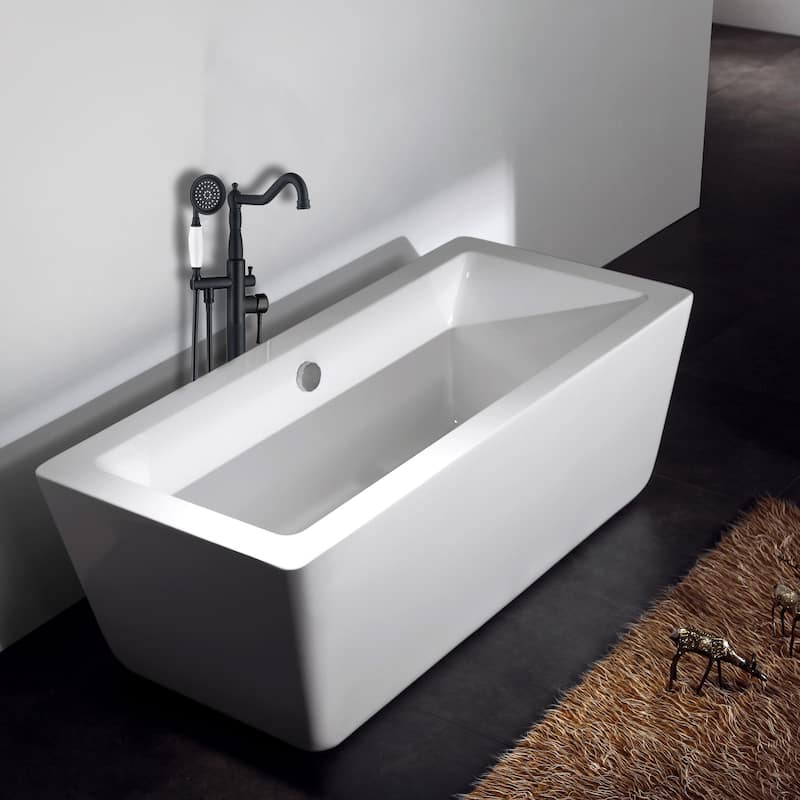 Freestanding Bathtub Faucet with Hand Shower