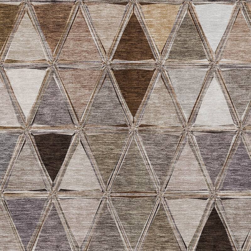 HomeRoots Geometric Transitional Rectangle Outdoor Rug