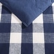 preview thumbnail 7 of 6, Eddie Bauer Lakehouse Plaid Blue Cotton Duvet Cover Set