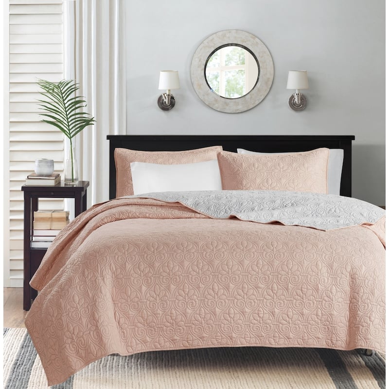 Madison Park Mansfield Reversible Quilt Set